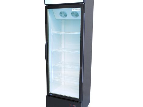 GoodFood Шафа холодильна для напоїв BC360BW2LED чорна-біла