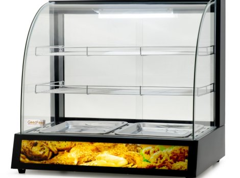 GoodFood Вітрина теплова WS2P BLACK +безкоштовна доставка