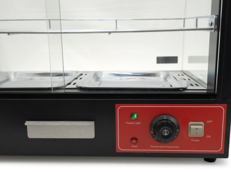 GoodFood Вітрина теплова WS2P BLACK +безкоштовна доставка