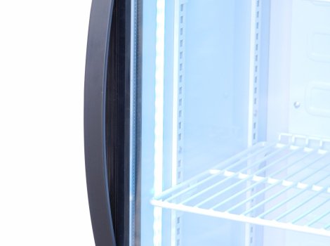 GoodFood Шафа холодильна для напоїв BC160BW2LED чорна-біла