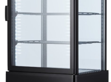 Шафа-вітрина холодильна EWT INOX RT78B black