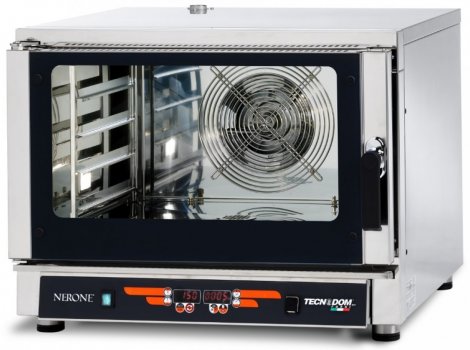 Піч пароконвекційна Tecnodom FEDL04NEMIDVH2O ,4 рівні GN1/1 або 600х400.