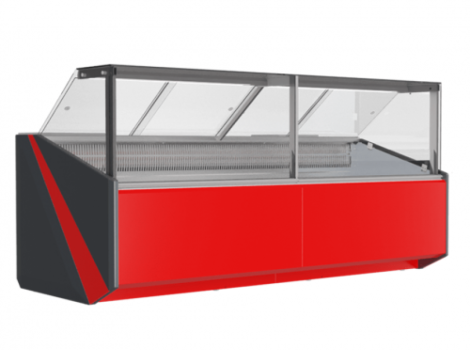 Вітрина холодильна з прямим склом FGL260 рестайлінг (-2...+8 )2600x1130x1250