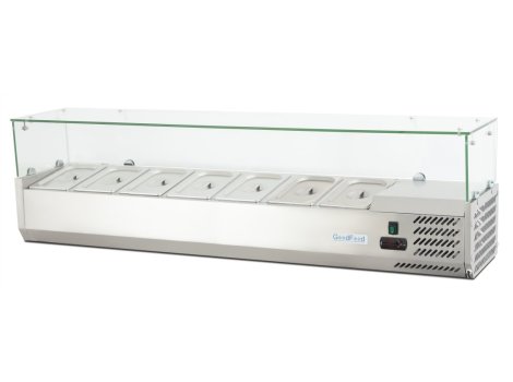 Вітрина холодильна для топінгу GF-VRX1500/330-H6C +безкоштовна доставка