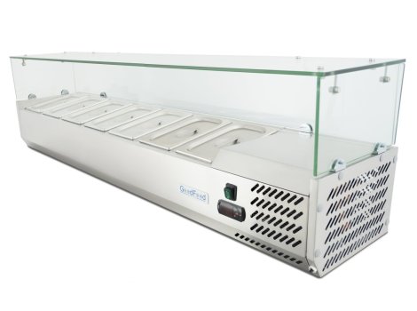 Вітрина холодильна для топінгу GF-VRX1500/330-H6C +безкоштовна доставка