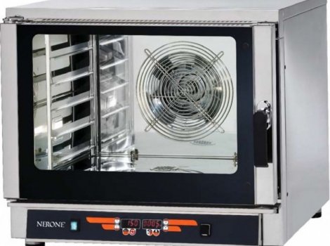 Піч пароконвекційна Tecnodom FEDL05NEMIDVH2O,5 рівнів GN1/1 або 600х400