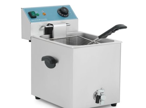 GoodFood Фритюрниця електрична EF8T BLUE із краном +безкоштовна доставка
