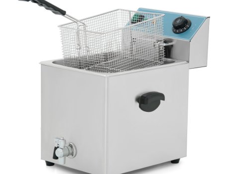 GoodFood Фритюрниця електрична EF8T BLUE із краном +безкоштовна доставка