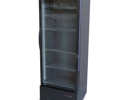 GoodFood Шафа холодильна для напоїв BC360NBB2LED чорна-чорна