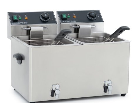 GoodFood Фритюрниця електрична EF88T BLACK із краном +безкоштовна доставка