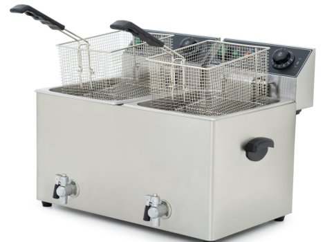 GoodFood Фритюрниця електрична EF88T BLACK із краном +безкоштовна доставка