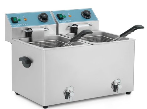 GoodFood Фритюрниця електрична EF88T BLUE із краном +безкоштовна доставка