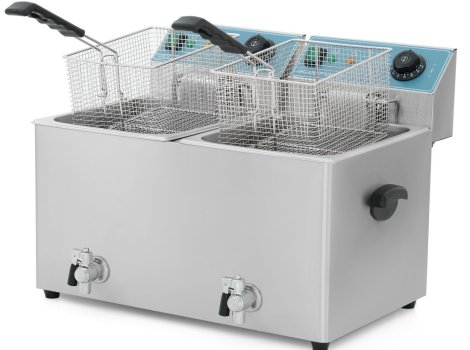 GoodFood Фритюрниця електрична EF88T BLUE із краном +безкоштовна доставка