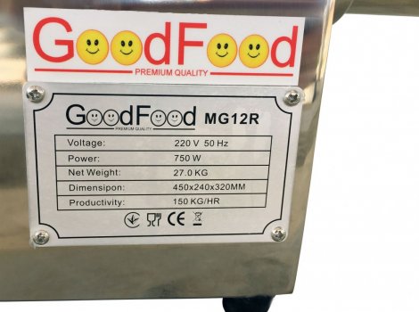 GoodFood Мясорубка MG12R Reverse +безкоштовна доставка