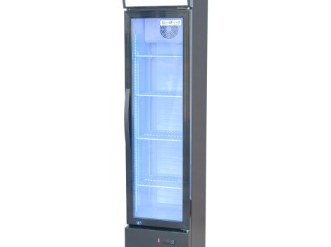 GoodFood Шафа холодильна для напоїв BC160BW2LEDCOL чорна-біла