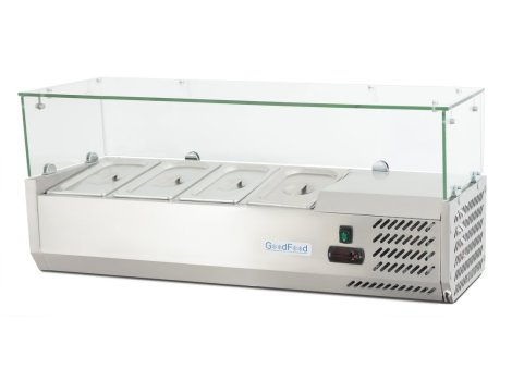 Вітрина холодильна для топінгу GF-VRX1200/380-H6C +безкоштовна доставка