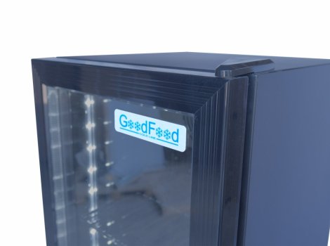 GoodFood Шафа холодильна для напоїв BC160NBB2LED чорна-чорна
