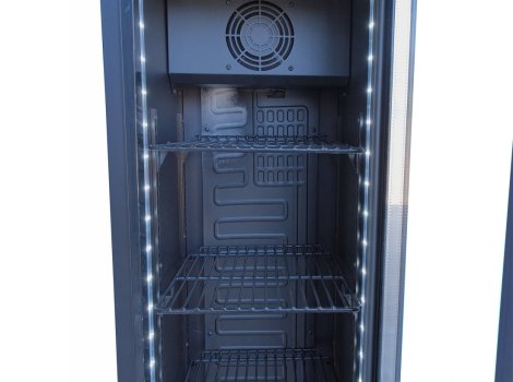 GoodFood Шафа холодильна для напоїв BC160NBB2LED чорна-чорна