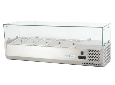 Вітрина холодильна для топінгу GF-VRX1200/330-H6C +безкоштовна доставка