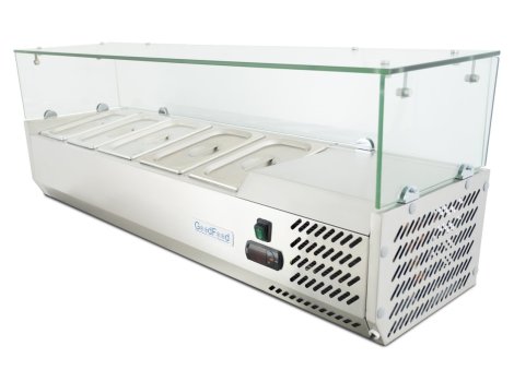 Вітрина холодильна для топінгу GF-VRX1200/330-H6C +безкоштовна доставка