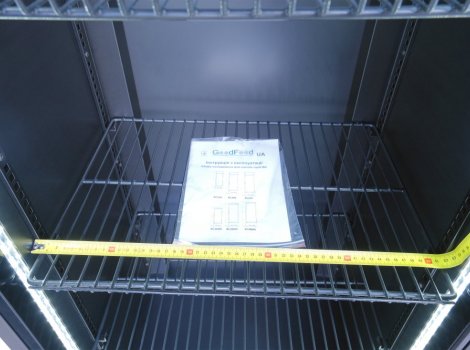GoodFood Шафа холодильна для напоїв BC480BB2LED чорна-чорна