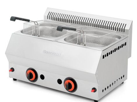 GoodFood Фритюрниця газова GF66 LPG 6+6 літрів +безкоштовна доставка