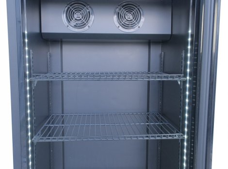 GoodFood Шафа холодильна для напоїв BC360BB2LED чорна-чорна