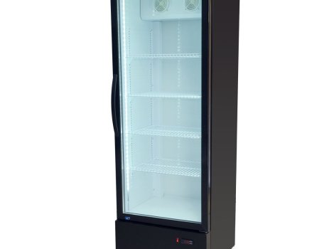 GoodFood Шафа холодильна для напоїв BC360NBW2LED чорна-біла