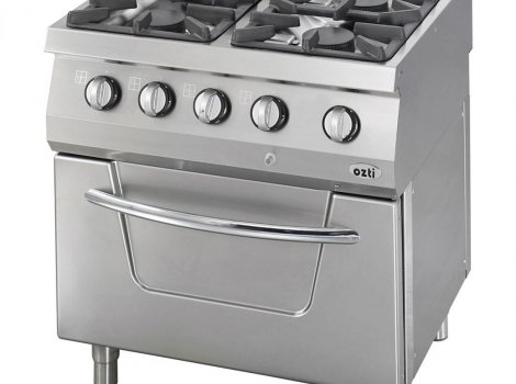Плита газова з електричною духовою шафою OSOGEF 8070 L