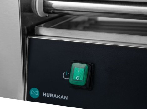 ГРИЛЬ "ХОТ-ДОГ" HURAKAN HKN-GW7M НА 7 РОЛИКІВ +безкоштовна доставка