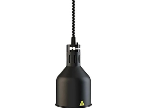 ЛАМПА ІНФРАЧЕРВОНА HURAKAN HKN-DL775, 190 ММ ЧОРНА +безкоштовна доставка