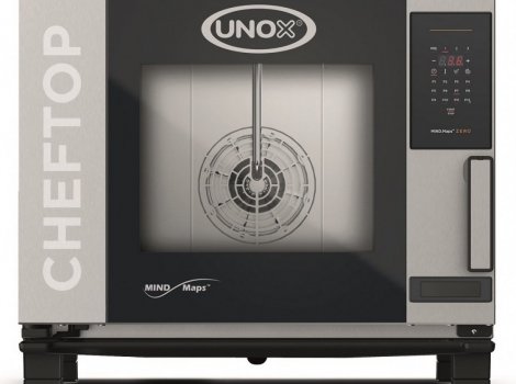 Пароконвектомат Unox XEVC0511EZRM/9,3 лінія ZERO,5 рівнів GN 1/1