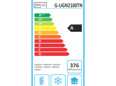 Стіл холодильний  ЕНЕРГОЕФЕКТИВНИЙ BRILLIS G-UGN2100TN +безкоштовна доставка