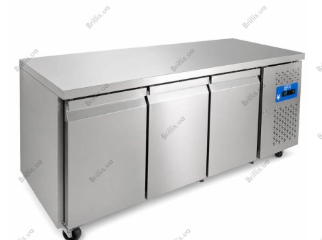 Стіл морозильний тридверний енергоефективний BRILLIS GN3100BT +безкоштовна доставка