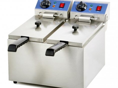 Фритюрниця електрична REEDNEE EF082L ( об'єм 8+8 л)