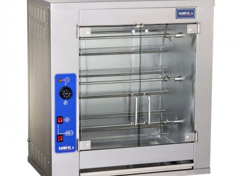 Гриль для курей  ГК-6  (вертикальне розташування шампурів)