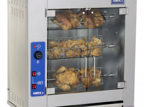 Гриль для курей  ГК-6  (вертикальне розташування шампурів)