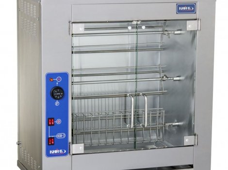 Гриль для курей  ГК-6  (вертикальне розташування шампурів)