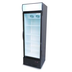 GoodFood Шафа холодильна для напоїв BC360BW2LED чорна-біла