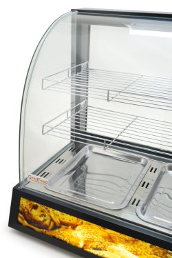 GoodFood Вітрина теплова WS2P BLACK +безкоштовна доставка