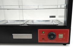 GoodFood Вітрина теплова WS2P BLACK +безкоштовна доставка