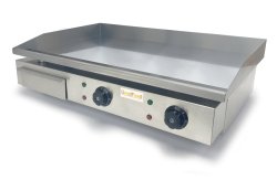 GoodFood Поверхня для смаження (хромована) гладка EG73FM +безкоштовна доставка