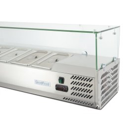 Вітрина холодильна для топінгу GF-VRX1500/330-H6C +безкоштовна доставка