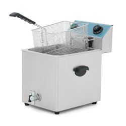 GoodFood Фритюрниця електрична EF8T BLUE із краном +безкоштовна доставка
