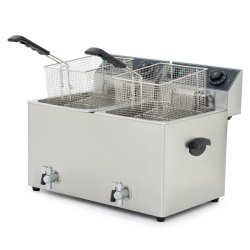 GoodFood Фритюрниця електрична EF88T BLACK із краном +безкоштовна доставка