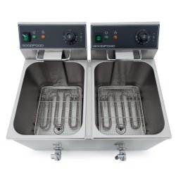 GoodFood Фритюрниця електрична EF88T BLACK із краном +безкоштовна доставка