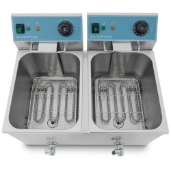 GoodFood Фритюрниця електрична EF88T BLUE із краном +безкоштовна доставка