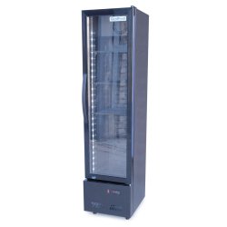 GoodFood Шафа холодильна для напоїв BC160NBB2LED чорна-чорна