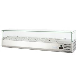Вітрина холодильна для топінгу GF-VRX1800/330-H6C +безкоштовна доставка