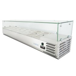 Вітрина холодильна для топінгу GF-VRX1800/330-H6C +безкоштовна доставка